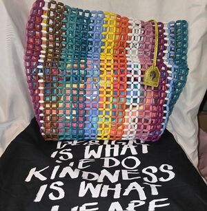 Kurt Geiger Beaded Kensington Shopper Tote Nwt